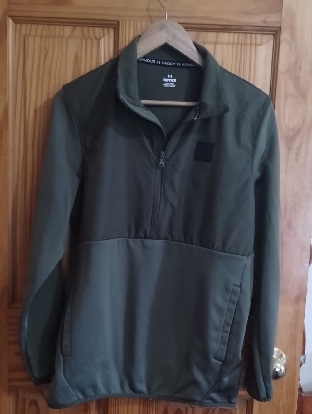 Under Armour Men’s Olive Quarter-Zip Pullover Jacket